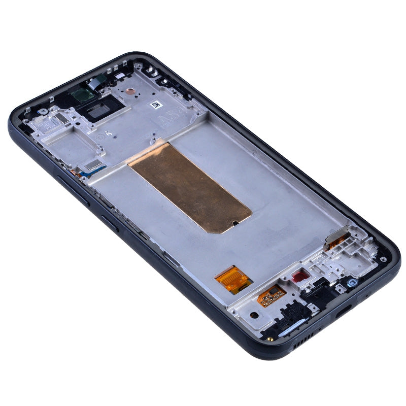 OLED Screen Digitizer Assembly Replacement with Frame for Samsung Galaxy A54 5G A546 (Premium) (for America Version)- Awesome Graphite