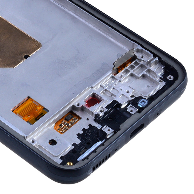 OLED Screen Digitizer Assembly Replacement with Frame for Samsung Galaxy A54 5G A546 (Premium) (for America Version)- Awesome Graphite