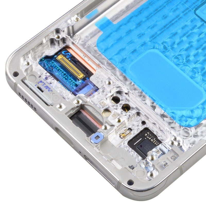 OLED Screen Digitizer Assembly with Frame for Samsung Galaxy S22 5G S901 (for America Version)(Premium) - White