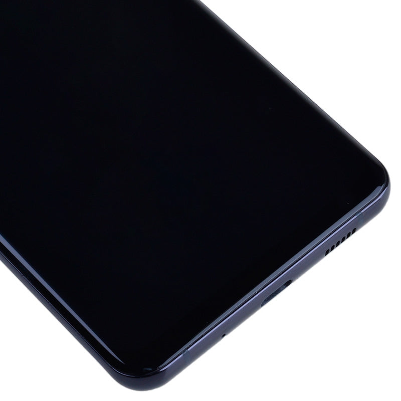 OLED Screen Digitizer with Frame Replacement for Samsung Galaxy S20 Ultra 5G G988U (Aftermarket)(Nearly 1:1 size) - Cosmic Black