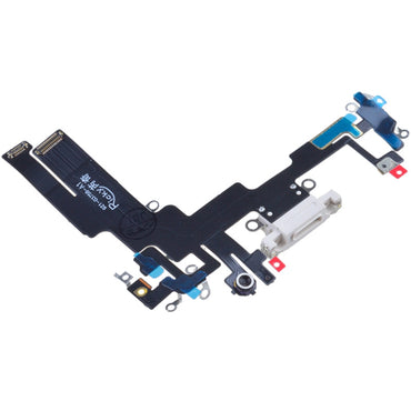 Charging Port with Flex Cable for iPhone 14 (High Quality) - Starlight