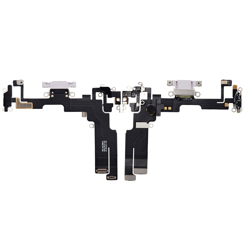Charging Port with Flex Cable for iPhone 14 (High Quality) - Purple