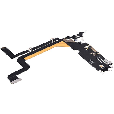 Charging Port with Flex Cable for iPhone 14 Pro Max (High Quality) - Gold