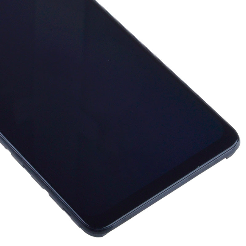 OLED Screen Digitizer with Frame Replacement for Samsung Galaxy A32 4G (2021) A325 (Aftermarket)(1:1 Size) - Black