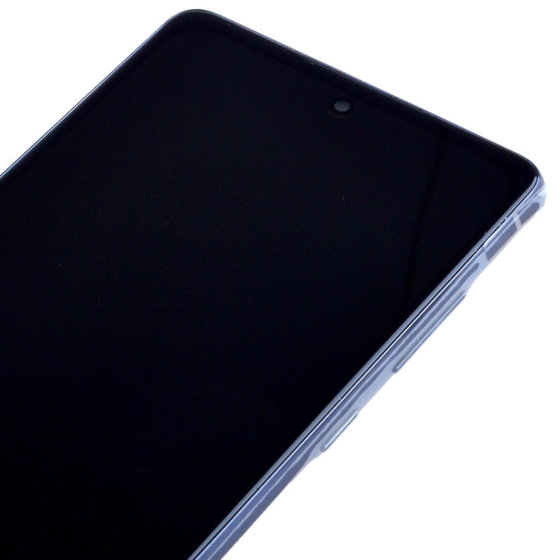 OLED Screen Digitizer with Frame Replacement for Samsung Galaxy S20 FE G780 (Aftermarket)(1:1 Size) - Cloud Navy