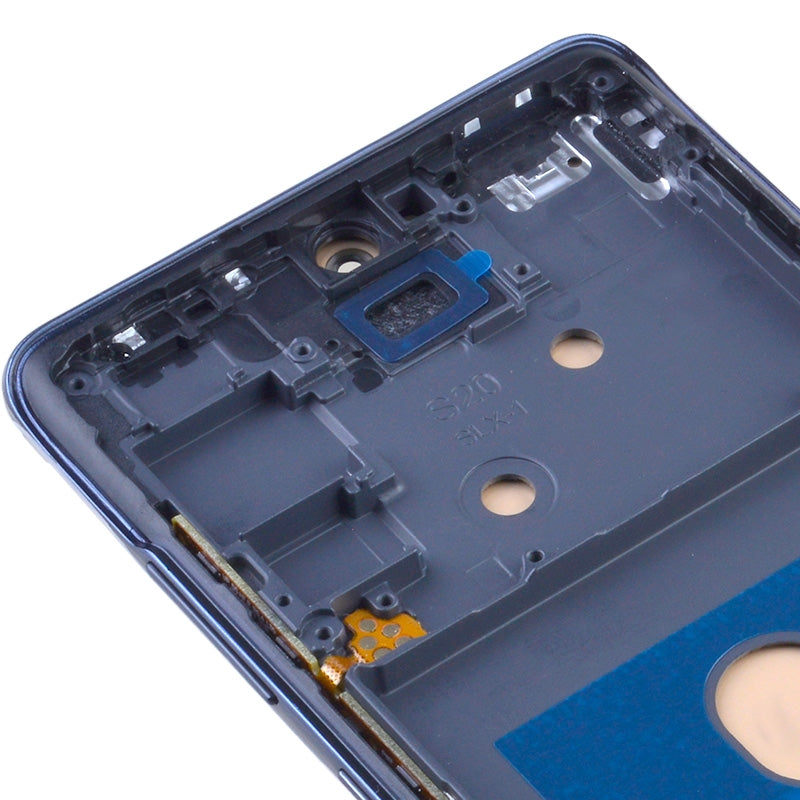 OLED Screen Digitizer with Frame Replacement for Samsung Galaxy S20 FE G780 (Aftermarket)(1:1 Size) - Cloud Navy
