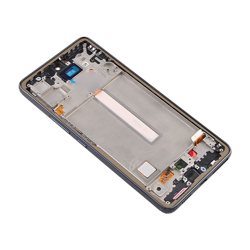 OLED Screen Digitizer with Frame Replacement for Samsung Galaxy A53 5G (2022) A536 (Aftermarket)(1:1 Size) - Black