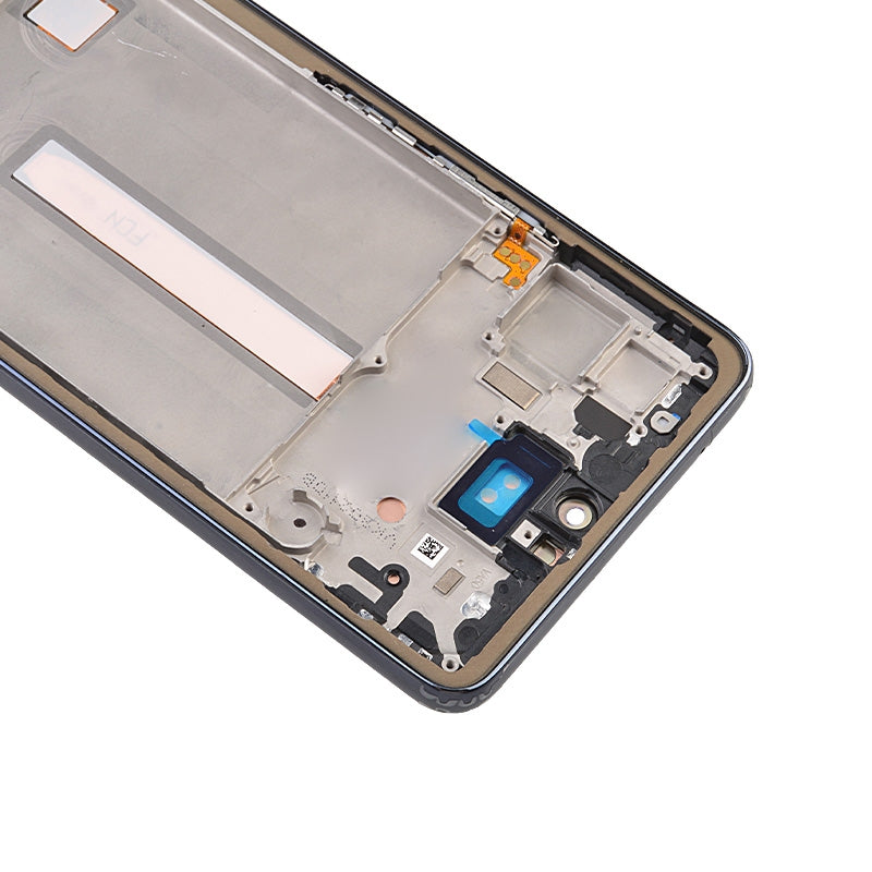 OLED Screen Digitizer with Frame Replacement for Samsung Galaxy A53 5G (2022) A536 (Aftermarket)(1:1 Size) - Black