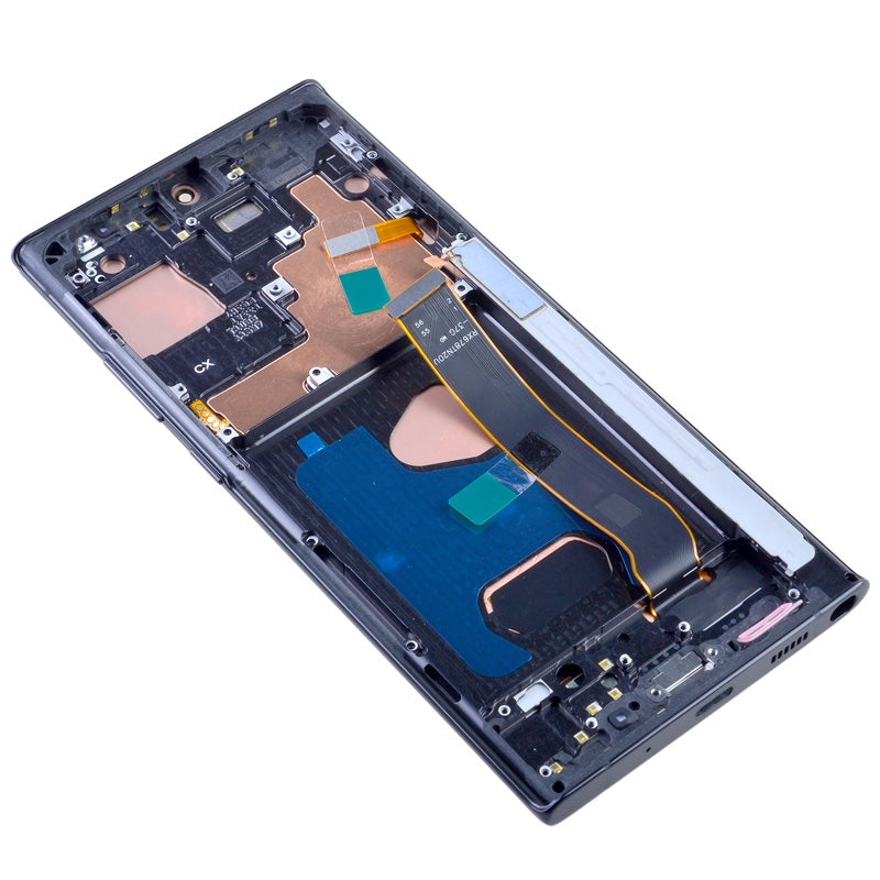 OLED Screen Digitizer with Frame Replacement for Samsung Galaxy Note 20 Ultra N985 (Aftermarket)(Nearly 1:1 size) - Mystic Black