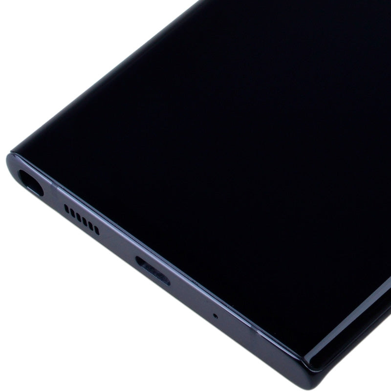 OLED Screen Digitizer with Frame Replacement for Samsung Galaxy Note 20 Ultra N985 (Aftermarket)(Nearly 1:1 size) - Mystic Black