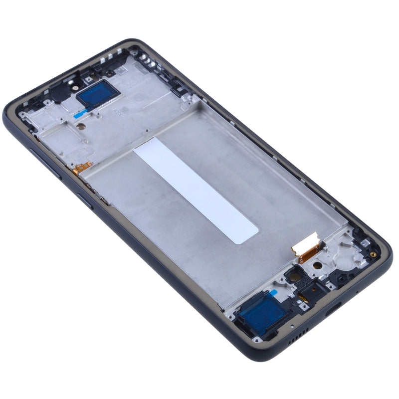OLED Screen Digitizer with Frame Replacement for Samsung Galaxy A33 5G (2022) A336 (Aftermarket)(1:1 Size) - Black
