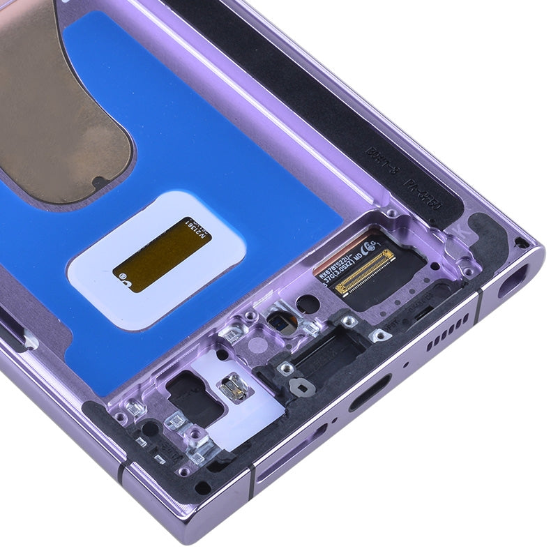 OLED Screen Digitizer Assembly with Frame for Samsung Galaxy S23 Ultra 5G S918 (for America Version)(Aftermarket) - Lavender