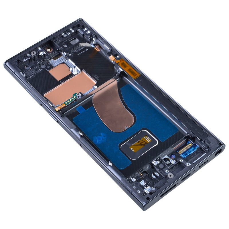 OLED Screen Digitizer Assembly Replacement with Frame for Samsung Galaxy S23 Ultra 5G S918 (for America Version)(Premium) - Green
