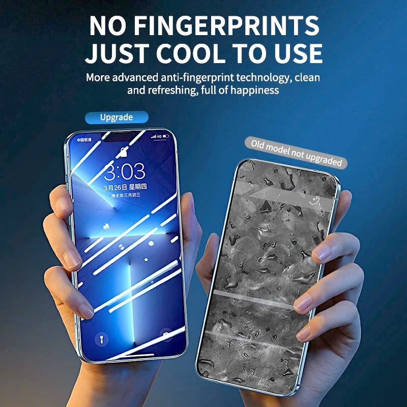 Premium Full Cover Tempered Glass Screen Protector for iPhone 15 Plus(6.7 inches)