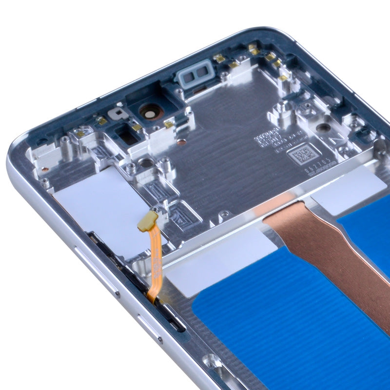 OLED Screen Digitizer Assembly with Frame for Samsung Galaxy S22 Plus 5G S906 (for America Version)(Premium) - White