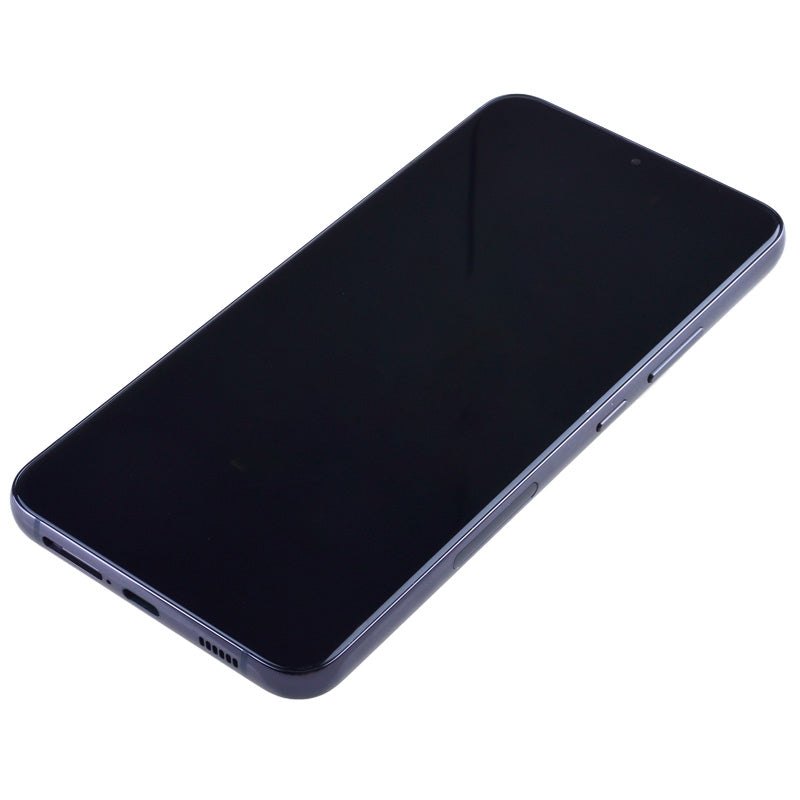 OLED Screen Digitizer Assembly with Frame for Samsung Galaxy S22 Plus 5G S906 (for America Version) (Premium) - Phantom Black