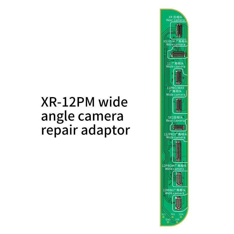 JC V1SE/ V1S Pro Wide Angle Camera Repair Adaptor for iPhone XR to 12 Pro Max