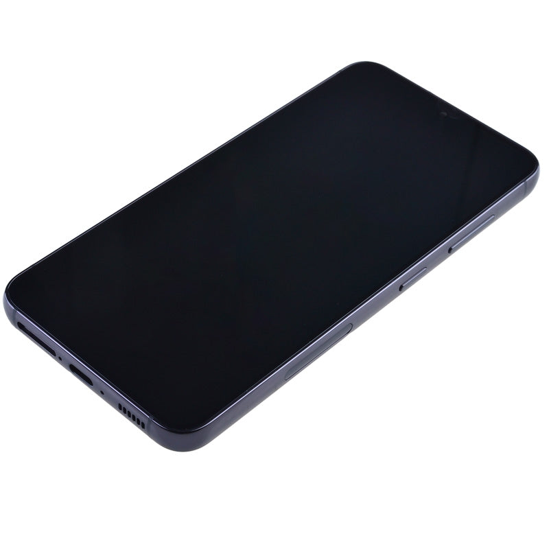 OLED Screen Digitizer Assembly with Frame for Samsung Galaxy S23 5G S911 (for America Version) (Premium) - Phantom Black