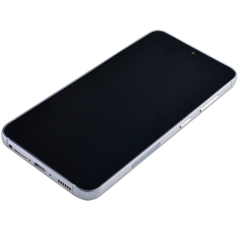 OLED Screen Digitizer Assembly with Frame for Samsung Galaxy S23 5G S911 (for America Version) (Premium) - Cream