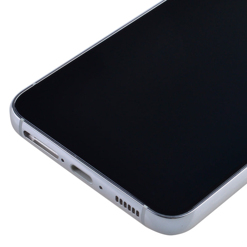 OLED Screen Digitizer Assembly with Frame for Samsung Galaxy S23 5G S911 (for America Version) (Premium) - Cream