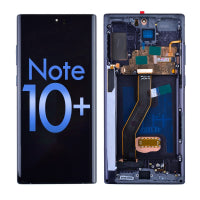 OLED Screen Digitizer with Frame Replacement for Samsung Galaxy Note 10 Plus N975 (Premium) - Aura White