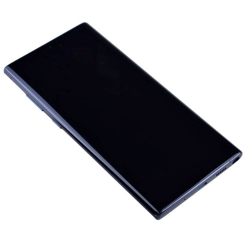 OLED Screen Digitizer with Frame Replacement for Samsung Galaxy Note 10 Plus N975 (Aftermarket) - Aura Black