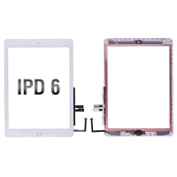 Home Button Connector with Flex Cable Ribbon for iPad 5 (2017)/ iPad 6 (2018) - Silver