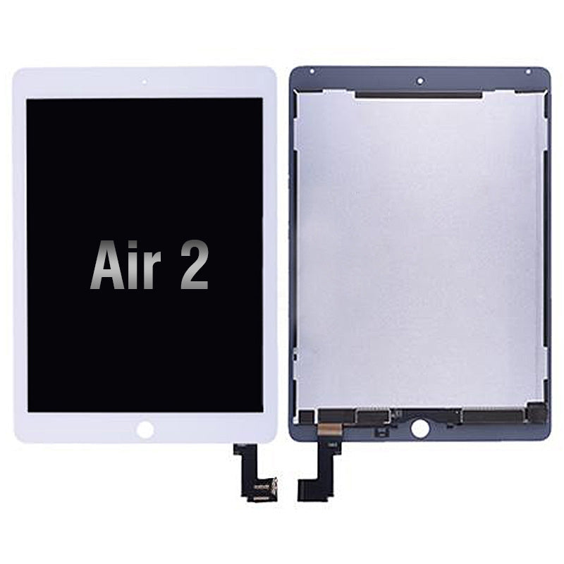 LCD with Touch Screen Digitizer Replacement for iPad Air 2 (Wake/ Sleep Sensor Installed) - White