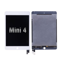 Home Button with Flex Cable Ribbon and Home Button Connector for iPad mini 4 - Silver