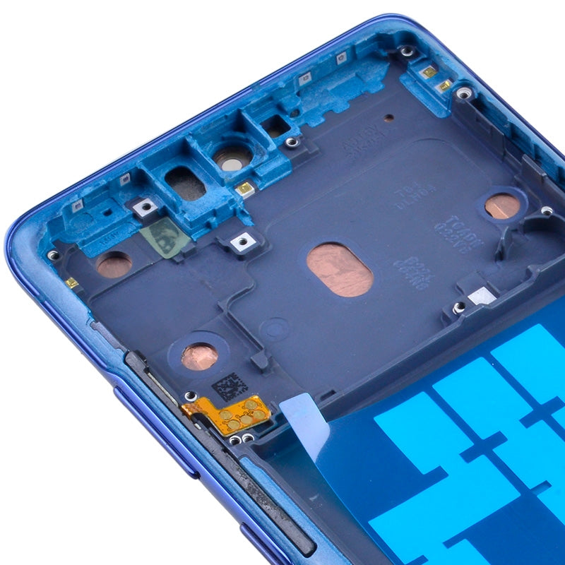 OLED Screen Digitizer Assembly with Frame for Samsung Galaxy A51 5G UW A516V (Premium) - Prism Bricks Blue