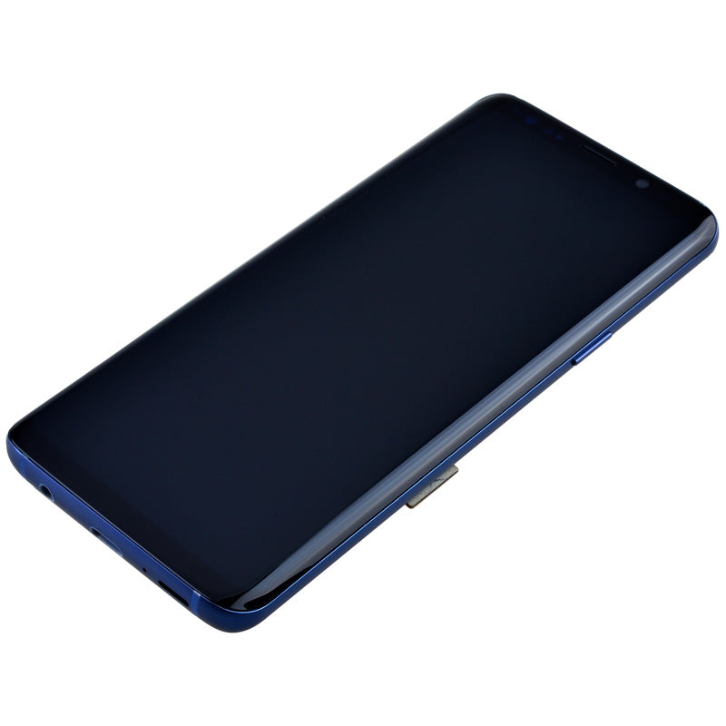 OLED Screen Digitizer with Frame Replacement for Samsung Galaxy S9 G960 (Premium) - Blue