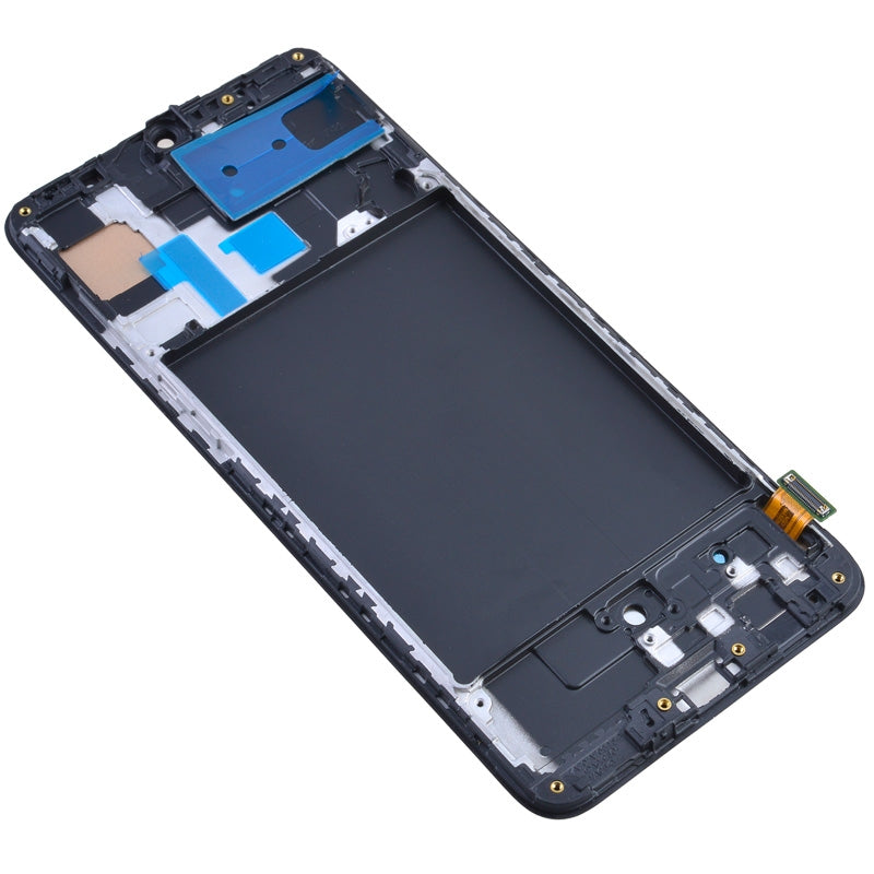 LCD Screen Digitizer Assembly with Frame for Samsung Galaxy A70 (2019) A705 (Incell) - Black