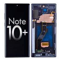 OLED Screen Digitizer with Frame Replacement for Samsung Galaxy Note 10 Plus N975 (Premium) - Aura White