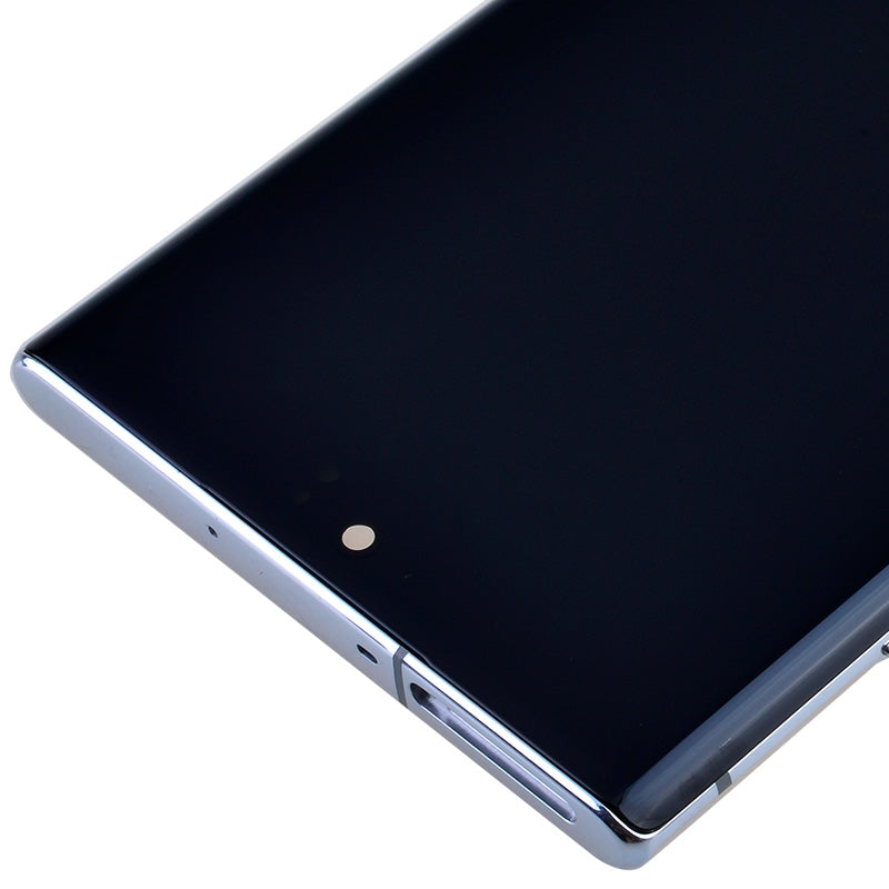 OLED Screen Digitizer with Frame Replacement for Samsung Galaxy Note 10 Plus N975 (Premium) - Aura White