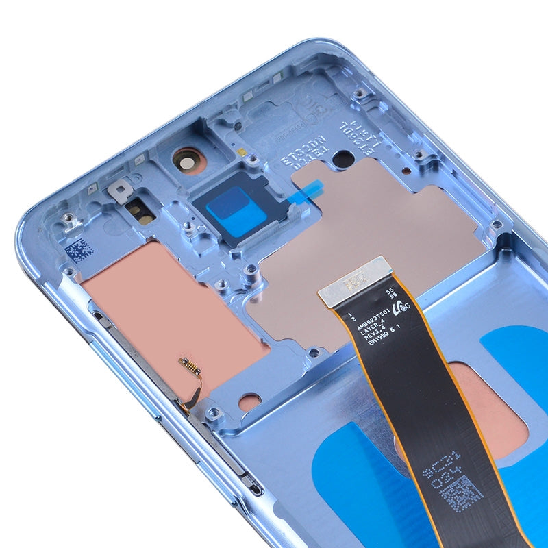 OLED Screen Digitizer with Frame Replacement for Samsung Galaxy S20 G980/ S20 5G G981 (Premium) - Cloud Blue (Excluding Verizon)