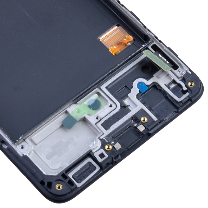 OLED Screen Digitizer Assembly With Frame for Samsung Galaxy A51 2019 A515 (Premium) - Prism Crush Black