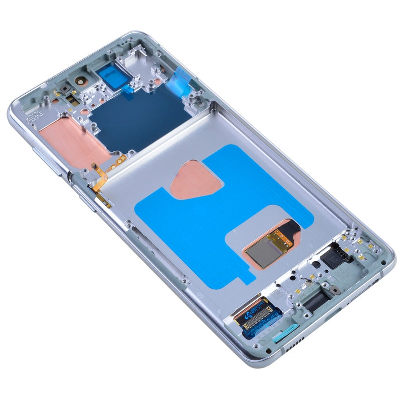 OLED Screen Digitizer Assembly with Frame for Samsung Galaxy S21 Plus 5G G996 (Premium) - Phantom Silver