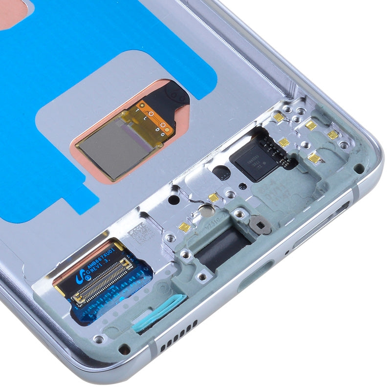 OLED Screen Digitizer Assembly with Frame for Samsung Galaxy S21 Plus 5G G996 (Premium) - Phantom Silver