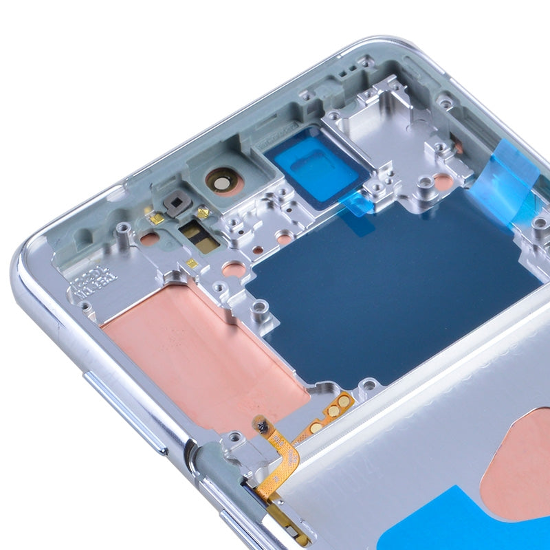 OLED Screen Digitizer Assembly with Frame for Samsung Galaxy S21 Plus 5G G996 (Premium) - Phantom Silver