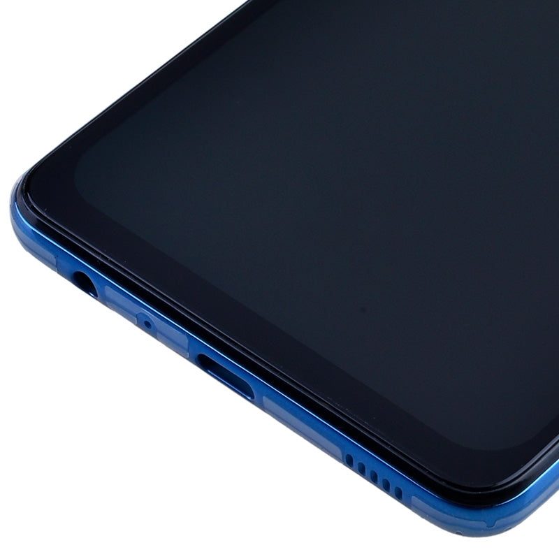 OLED Screen Digitizer Assembly With Frame for Samsung Galaxy A52 4G A525/ A52 5G (2021) A526 (Aftermarket)(1:1 Size) - Awesome Blue