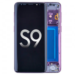 OLED Screen Digitizer with Frame Replacement for Samsung Galaxy S9 G960 (Premium) - Blue