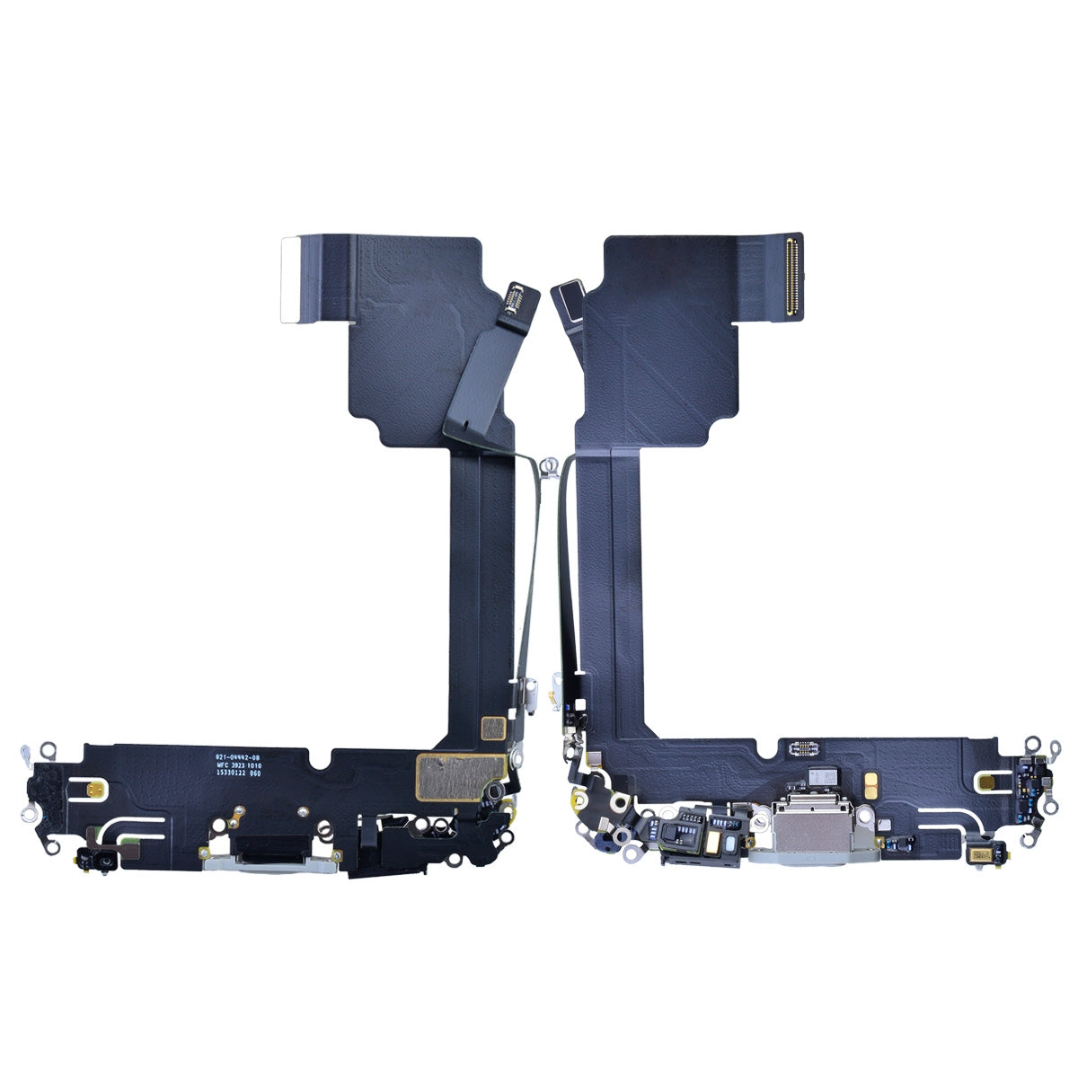 Charging Port with Flex Cable for iPhone 15 Pro Max (High Quality) - White Titanium