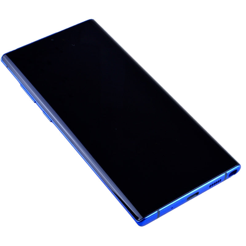 OLED Screen Digitizer Assembly with Frame Replacement for Samsung Galaxy Note 10 Plus N975 (Aftermarket) - Aura Blue