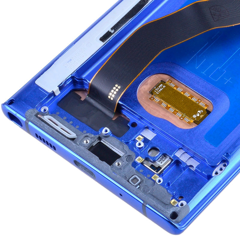 OLED Screen Digitizer Assembly with Frame Replacement for Samsung Galaxy Note 10 Plus N975 (Aftermarket) - Aura Blue