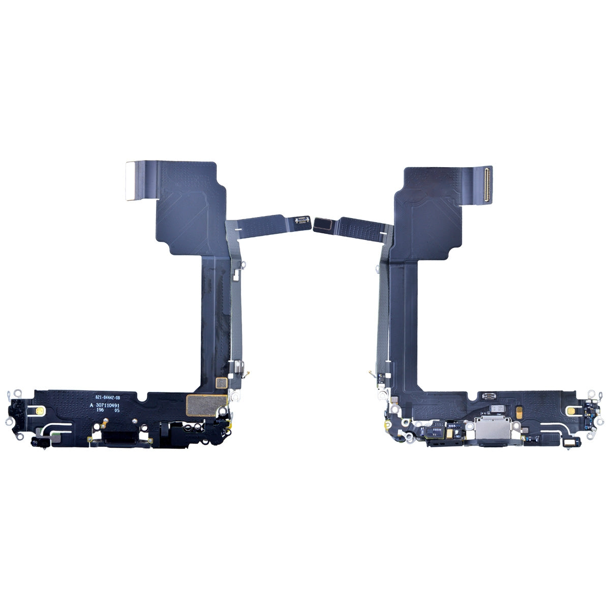 Charging Port with Flex Cable for iPhone 15 Pro Max (High Quality) - Black Titanium