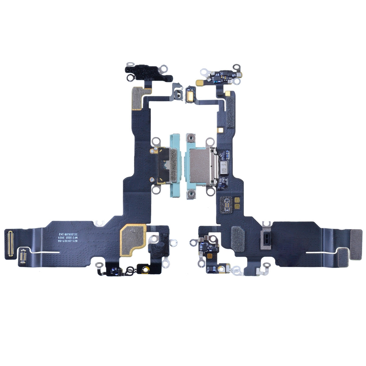 Charging Port with Flex Cable for iPhone 15 (High Quality) - Green