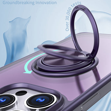 Magnetic Matte PC Case for iPhone 13 Pro - Purple