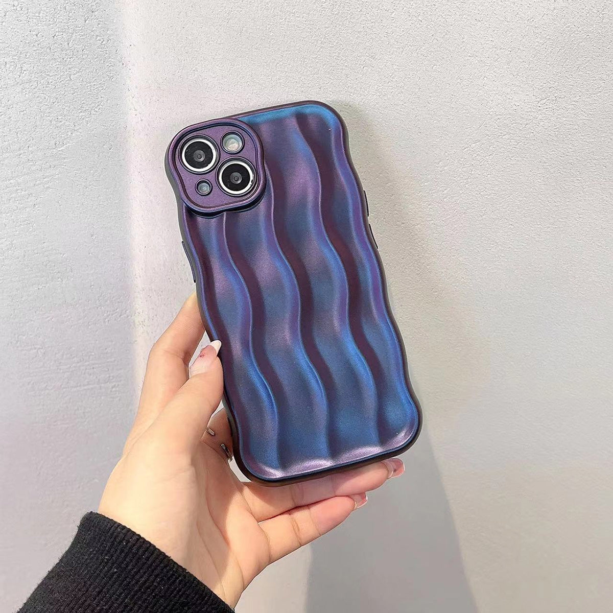 Plating TPU Case for iPhone 15 Pro Max - Purple