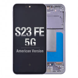 Magnetic Matte PC Case for Samsung Galaxy S23 FE 5G - Blue