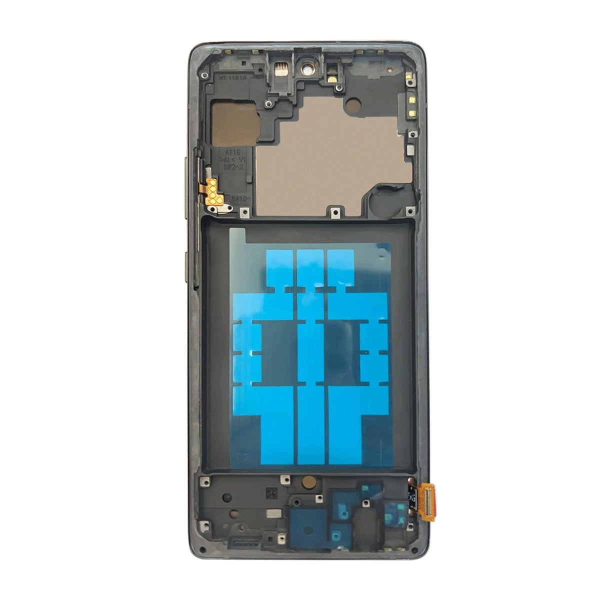 OLED Screen Digitizer Assembly With Frame for Samsung Galaxy A71 5G A716 (Premium) - Prism Cube Black